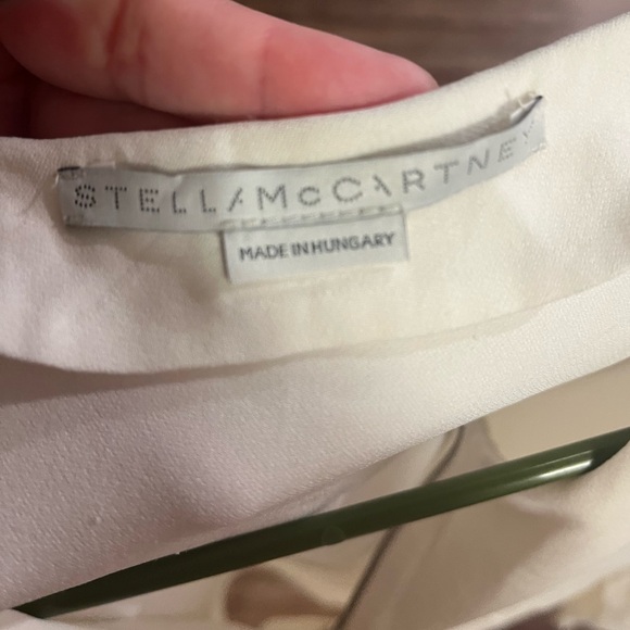 Stella McCartney Arlesa Crepe top/ silver front zipper - Picture 7 of 8